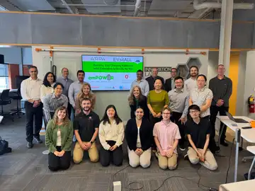 DOE delegation touring the OSU Battery Cell R&D Center