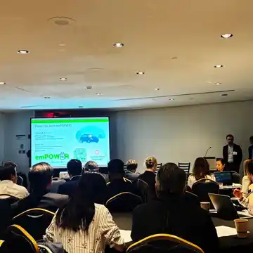 Nicholas Bashian presenting Glass Anode™ at EVs4ALL